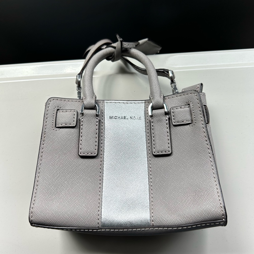 Michael Kors Silver Crossbody Bag